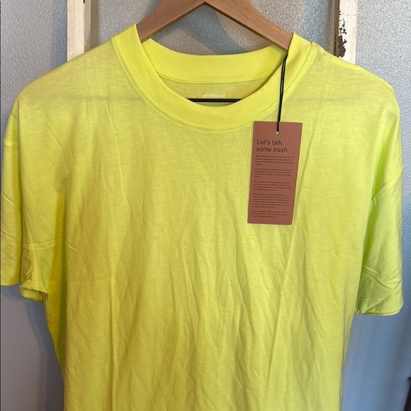 girlfriend collective Other - NWT Girlfriend Collective Men’s Neon Green Cupro Tshirt